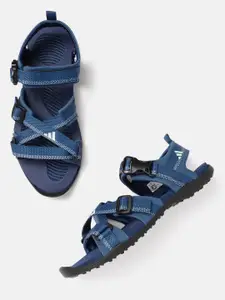 ADIDAS Men Woven Design NU GLADI Sports Sandals with Brand Logo Detail