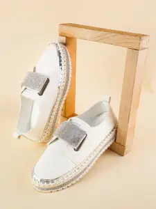 THE WHITE POLE Women White Loafers