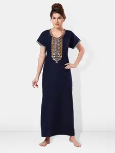 Be You Embroidered Maxi Nightdress