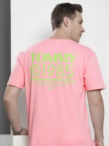 Tommy Hilfiger Brand Logo Back Printed Pure Cotton T-shirt