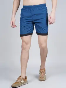 NEVER LOSE Men Mid-Rise Dry-Fit Technology Sports Shorts
