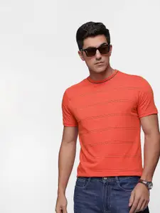 French Connection Men Striped T-shirt