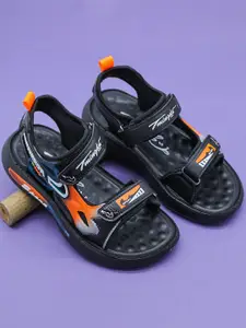 BAESD Boys Printed Sports Sandals With Velcro Closure