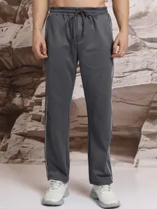 HIGHLANDER Men Grey Relaxed Fit Mid-Rise Track Pant