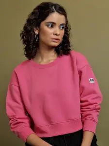 Tokyo Talkies Women Pink Sweatshirt
