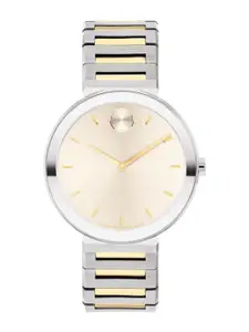 MOVADO Women Stainless Steel Bracelet Style Straps Analogue Watch 3601091