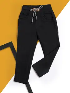 A-Okay Girls Slim Fit High-Rise Stretchable Jeans