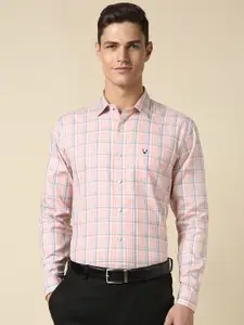 Allen Solly Slim Fit Checked Pure Cotton Formal Shirt