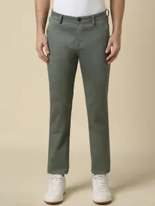 Allen Solly Men Regular Fit Textured Casual  Trousers