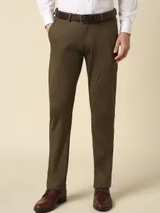 Allen Solly Men Mid-Rise Slim Fit Formal Trousers