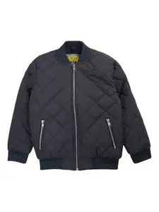 Gini and Jony Boys Stand Collar Quilted Jacket
