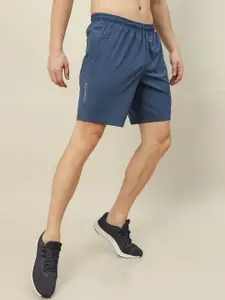 Technosport Men Slim Fit Mid-Rise Rapid-Dry Sports Shorts