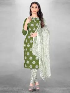 MANVAA Ethnic Motifs Printed Unstitched Dress Material