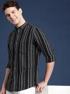 Mast & Harbour Men Standard Multi Stripes Casual Shirt
