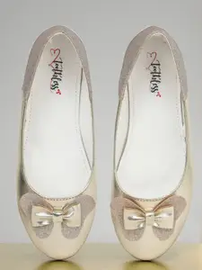 toothless Girls Bows Detail Ballerinas Flats