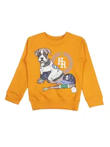 BAESD Boys Graphic Printed Pure Cotton Pullover Sweatshirt