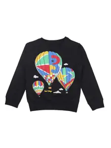 BAESD Boys Graphic Printed Pure Cotton Pullover Sweatshirt