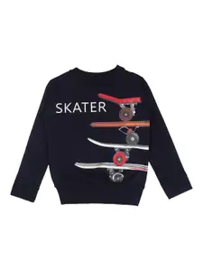 BAESD Boys Graphic Printed Terry Cotton Pullover Sweatshirt