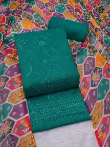 ASISA  Embroidered Pure Cotton Unstitched Dress Material