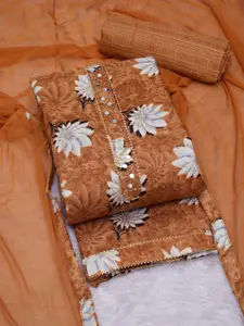 ASISA Floral Printed Pure Cotton Unstitched Dress Material