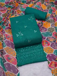 ASISA Embroidered Pure Cotton Unstitched Dress Material