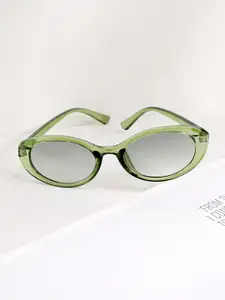 JOKER & WITCH Women Oval Sunglasses with UV Protected Lens JWSG126