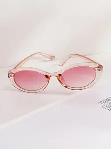 JOKER & WITCH Women Oval Sunglasses with UV Protected Lens JWSG125