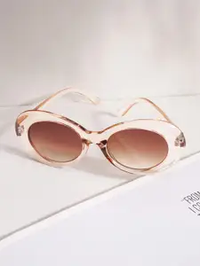 JOKER & WITCH Women Oval Sunglasses with UV Protected Lens JWSG119