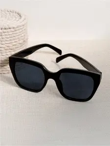 JOKER & WITCH Women Black Lens & Black Wayfarer Sunglasses