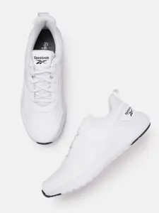 Reebok Men Woven Design White Safari Running Shoes