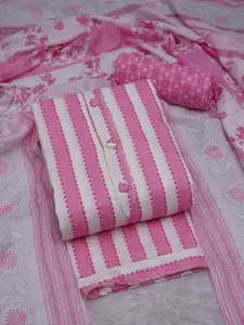 ASISA Striped Gotta Patti Unstitched Dress Material