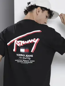 Tommy Hilfiger Pure Cotton Brand Logo Printed T-shirt