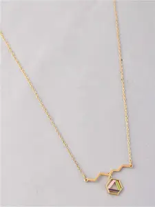 Voylla Gold-Toned Brass Gold-Plated Necklace