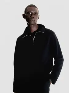 H&M Regular Fit Zip-Top Sweatshirt