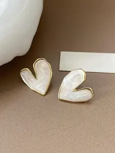 VAGHBHATT Gold-Plated Pearl-Beaded Earrings
