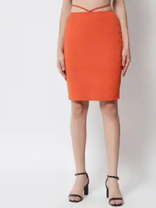 Trend Arrest Pencil Knee Length Skirts