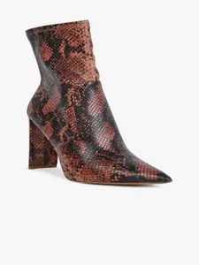 ALDO Women Animal Printed Stiletto Heel Regular Boots