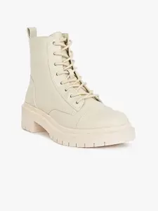 ALDO Women Lace-Up Mid-Top Chunky Boots