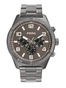 Fossil Men Brox Dial & Stainless Steel Straps Analogue Watch BQ2533I