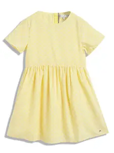 Tommy Hilfiger Girls Printed Fit & Flare Dress