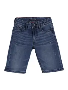 Tommy Hilfiger Boys Blue Denim Shorts