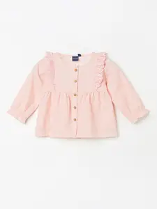 Juniors by Lifestyle Pink Cotton long Top
