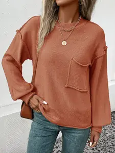 StyleCast Women Orange & hazel Pullover