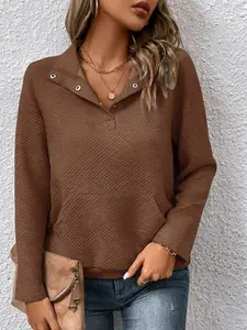 StyleCast Women Brown Sweatshirt