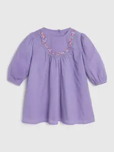 Somersault Girls Embroidered A-Line Dress