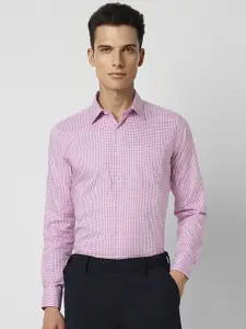 Van Heusen Slim Fit Micro Checked Pure Cotton Formal Shirt