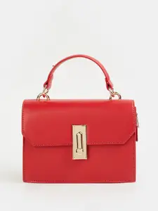 CODE by Lifestyle Red PU Bowling Satchel