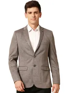 Allen Solly Textured Single-Breasted Slim Fit Blazers