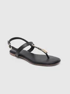 Inc 5 Women Embellished T-Strap Flats