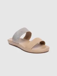 Inc 5 Women Glittery Embellished Comfort Sandals